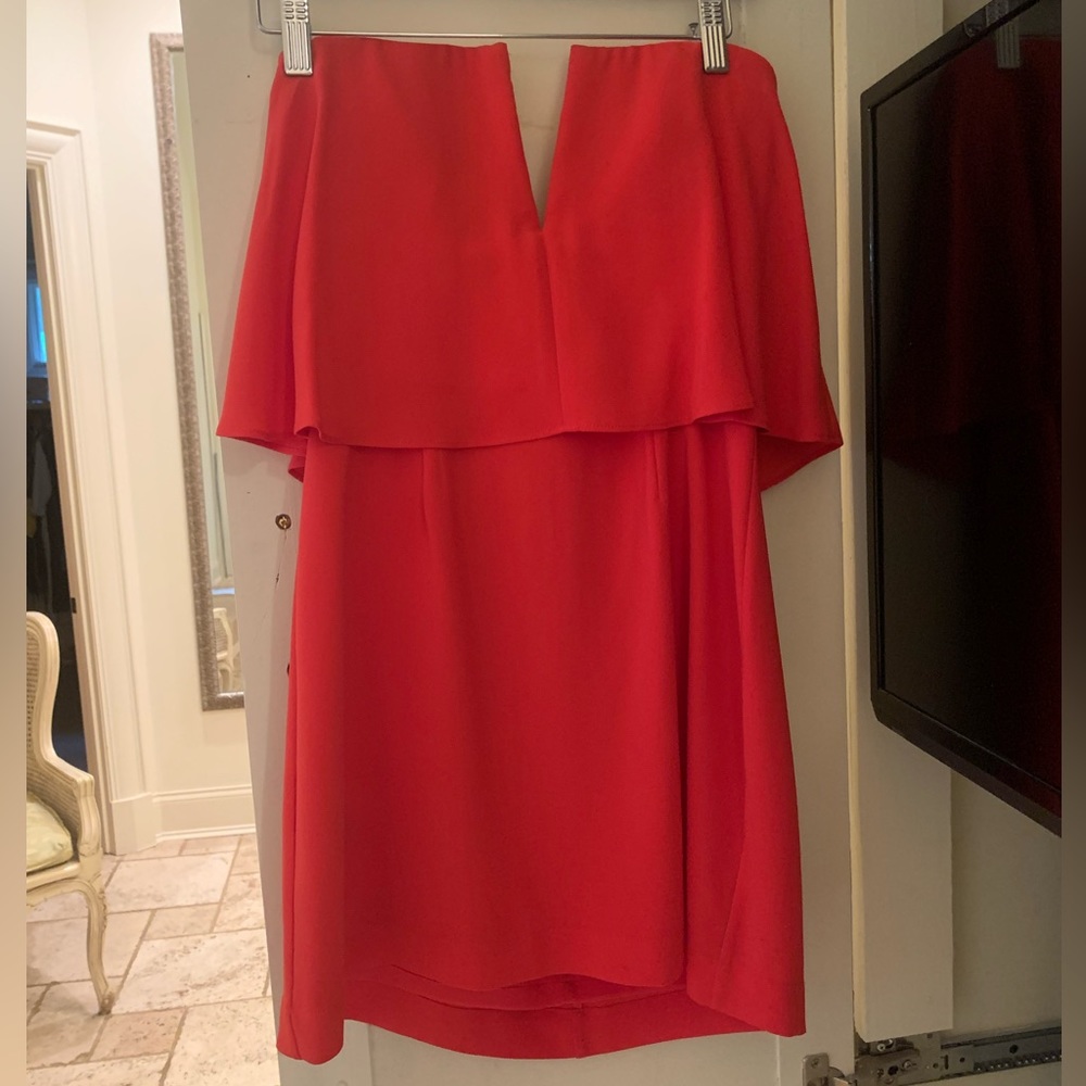 Red BCBG mini dress